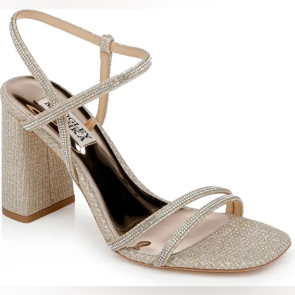 Badgley Mischka Rebekah Block Heel, Size 6.5
